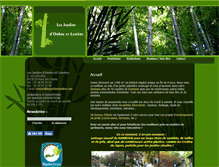 Tablet Screenshot of lesjardinsdombre.com